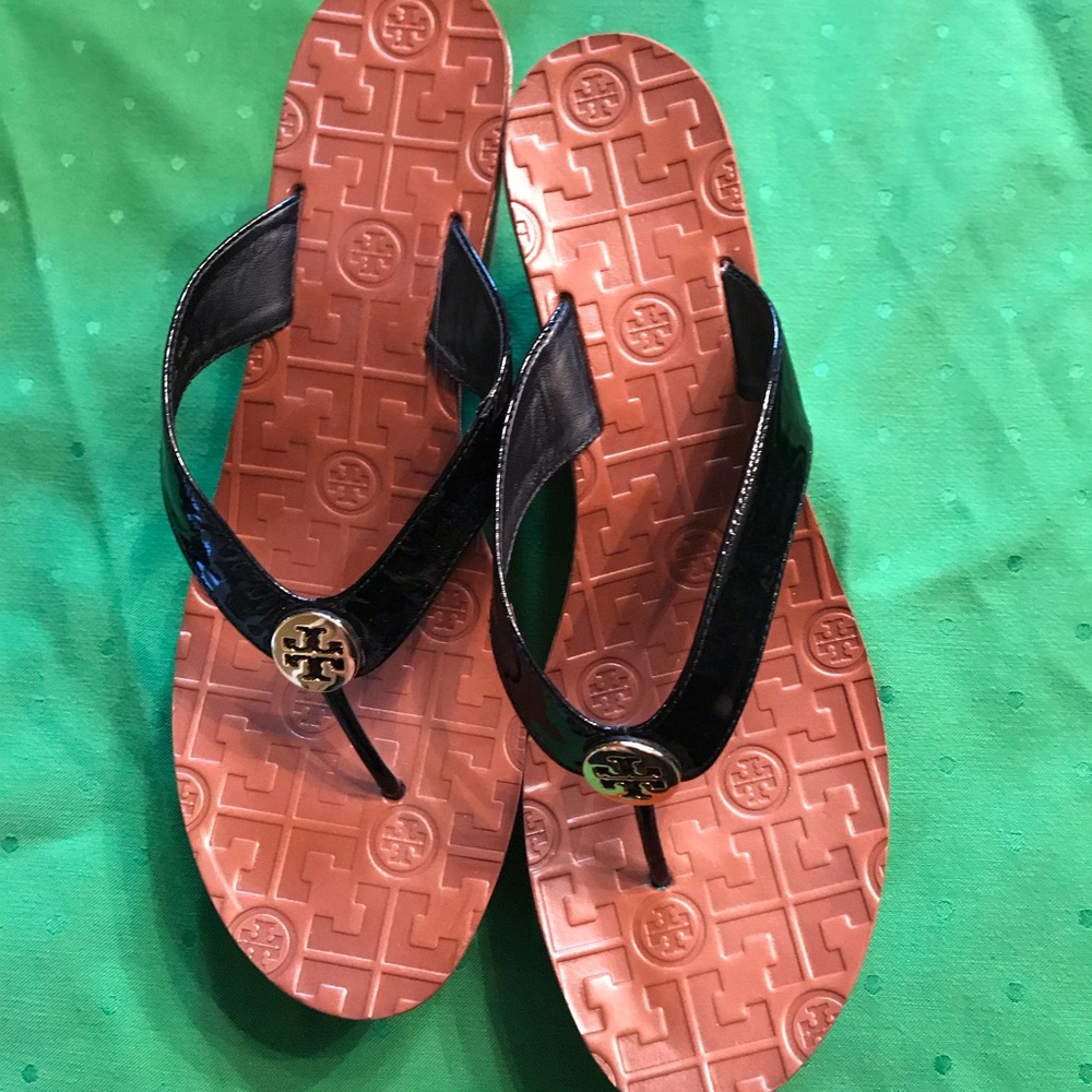 Tory Burch Thora wedge flip flops